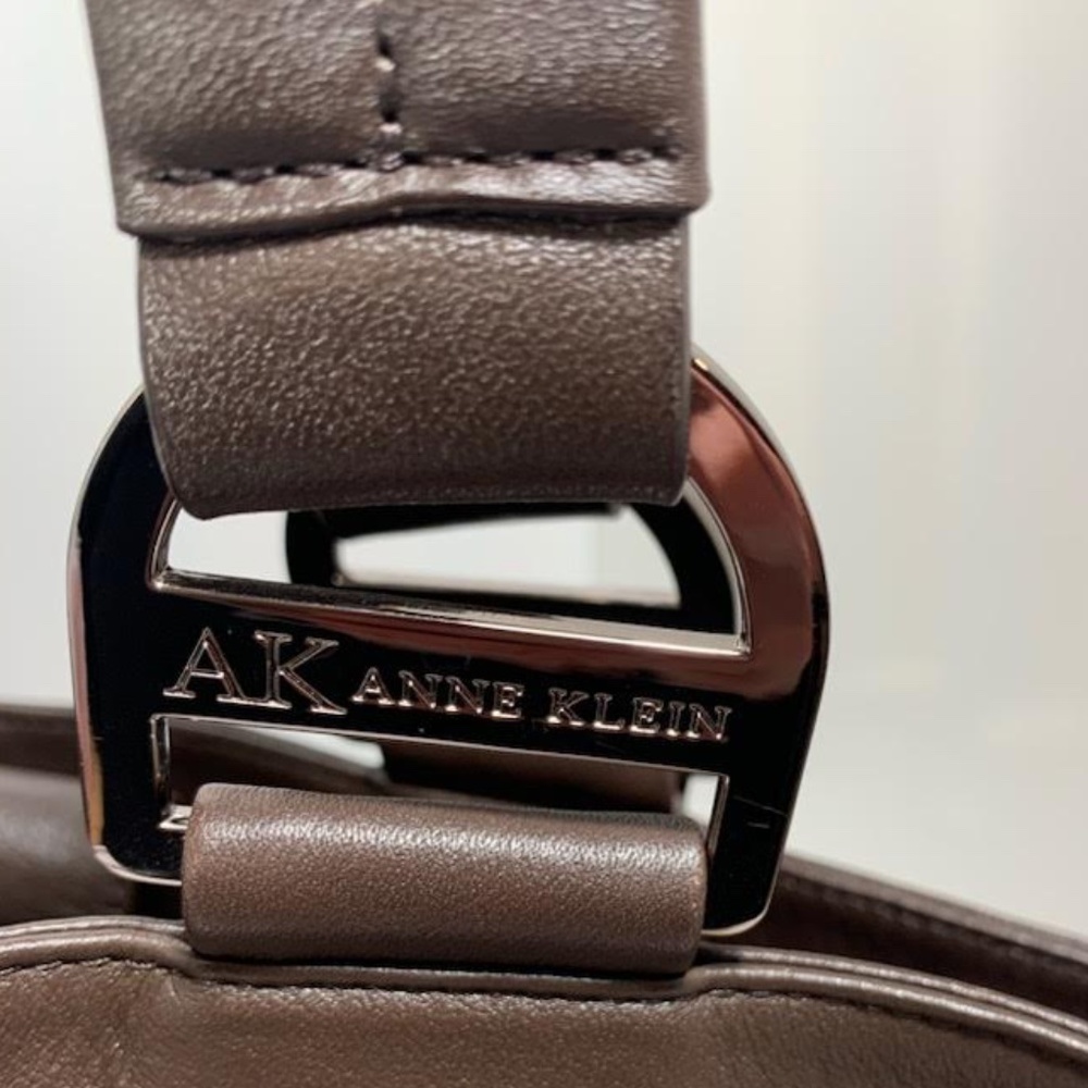 Anne Klein Leather Patchwork Bag, Euc - image 3